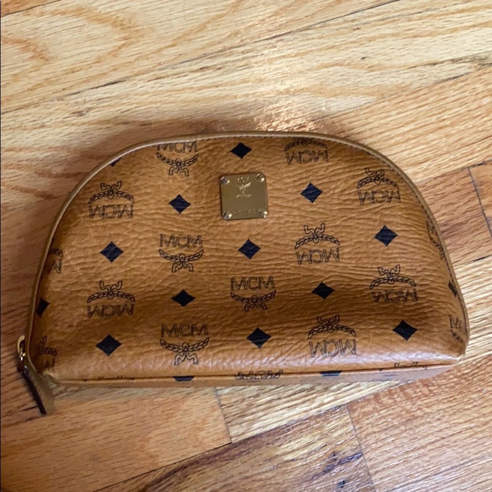 MCM Worldwide Visetos Cosmetic Pouch